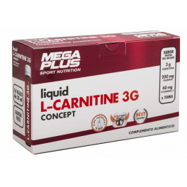 Mega Plus L-carnitine Liquid Concept 3g 14 Viales