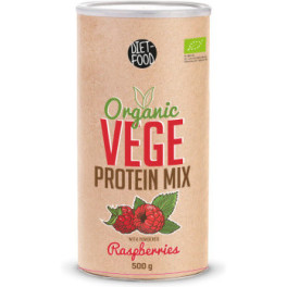 Diet Food Organic Vege Protein Mix  Rasperries