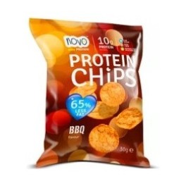 Novo Protein Chips Bbq 1 bolsa x 30 gr