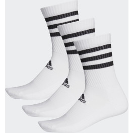 Adidas Performance Calcetines Adidas Cushioned 3 Bandas Blancos Hombre