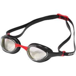 Zone3 Gafas De Natación Volare Streamline Racing Swim Goggles Lente Transparente Negro/rojo