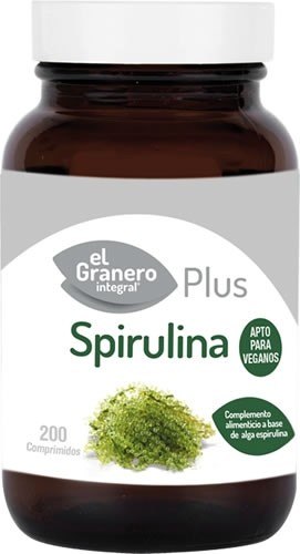 El Granero Integral Spirulina Plus 390 mg 200 caps El Granero Integral Spirulina Plus 390 mg 200 caps