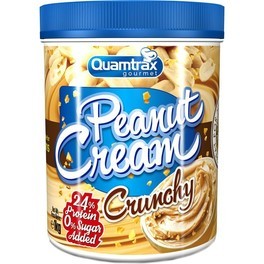Quamtrax Peanut Cream Crunchy - Crema de Cacahuete Crunchy 1 kg