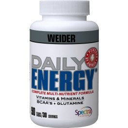 Weider Daily Energy 90 Unidades - Perfecto para Reforzar el Sistema Inmunológico