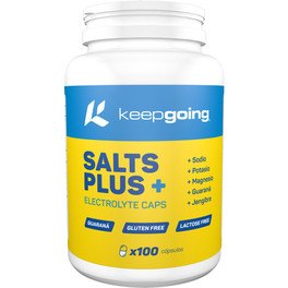 Cápsulas de ativação e eletrólito Keepgoing Salts Plus 100 cápsulas