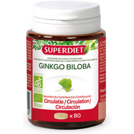 Superdiet Ginkgo Biloba Bio 80 Comp