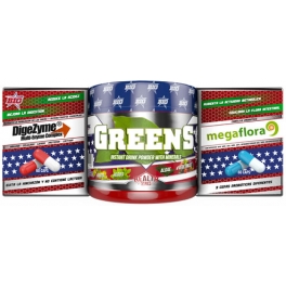 BIG Pack DI G PRO Greens 150 gr + Probiotico 60 caps + Digezyme 60 caps