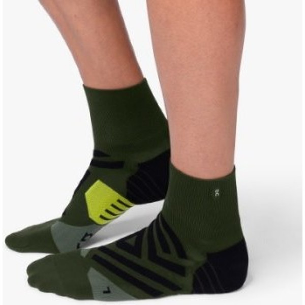 On Running Calcetines On Mid Sock jungle/lime