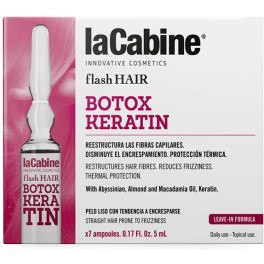 La Cabine Flash Hair Botox Keratin 7 X 5 Ml                            Unisex