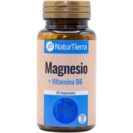 Naturtierra Magnesio + Vitamina B6 90 Comprimidos Unisex