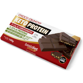 Bestdiet Tableta Choco Crunchy Keto Protein 100 Gr