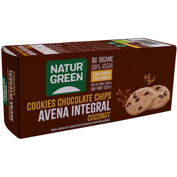 Naturgreen Cookie De Avena Integral Con Coco Bio 1