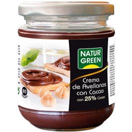 Naturgreen Crema Avellanas Cacao 25% 200g