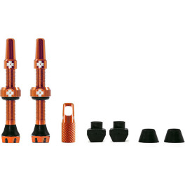 Muc-off ventielset V2 tubeless 44 mm oranje