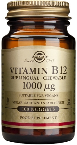 Solgar Vitamina B12 (Cianocobalamina) 1000 mcg 100 comp Solgar Vitamina B12 (Cianocobalamina) 1000 mcg 100 comp