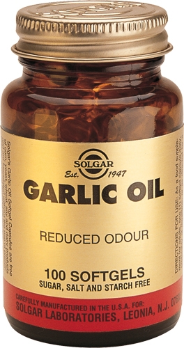 Solgar Garlic Oil - Perlas de Aceite de Ajo 100 caps Solgar Garlic Oil - Perlas de Aceite de Ajo 100 caps