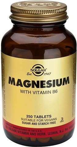 Solgar Magnesio + Vitamina B6 250 caps Solgar Magnesio + Vitamina B6 250 caps