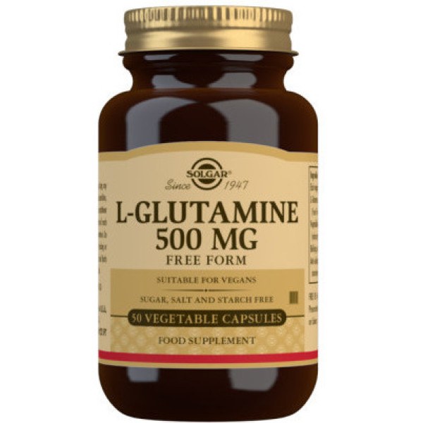 Solgar L-Glutamina 500 mg 50 cápsulas