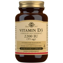 Solgar Vitamina D3 2200 UI 55 mcg 50 caps