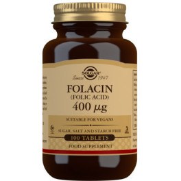 Solgar Folic Acid - Acido Folico 400 mcg 100 comp