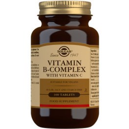 Complesso di vitamina B Solgar con vitamina C 100 compresse