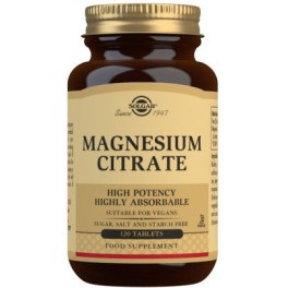 Solgar Magnésium Citrate 120 Gélules