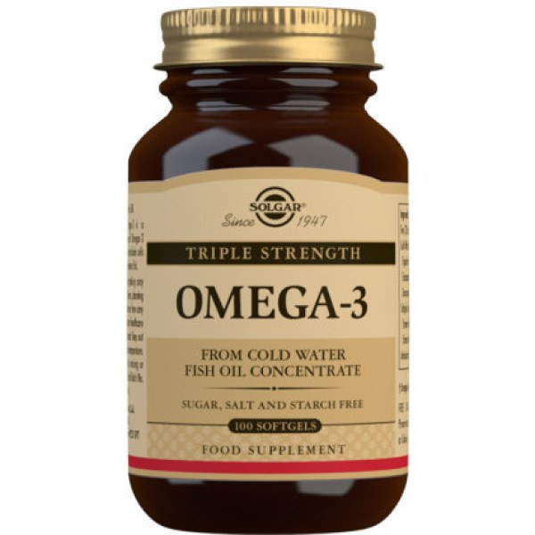 Solgar Omega-3-Dreifachkonzentration 100 Kapseln