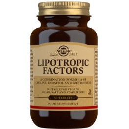 Fatores Lipotropic Solgar - Fatores Lipotropic 50 tabs