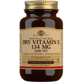 Solgar Dry Vitamin E - Dry Vitamin E 200UI 134 mg 50 caps