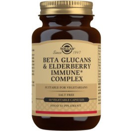 Solgar Beta Glucanos Inmune Complex con Sauco 60 caps