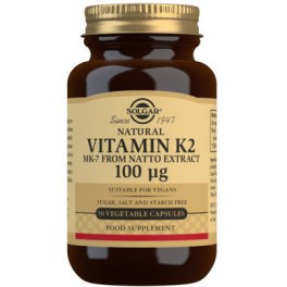 Solgar Vitamine K2 100 µg 50 gélules