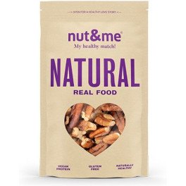 nut&me Nuez pecana natural troceada 150 g - Crujiente / Sin Gluten - Sabor nuez pecana
