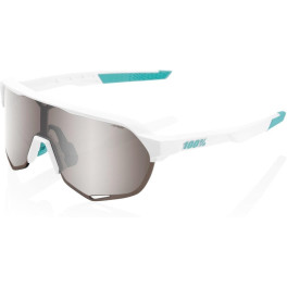 100% Cycling Gafas S2 Bora Hans Grohe Team White-hiper Silver Mirror Lens