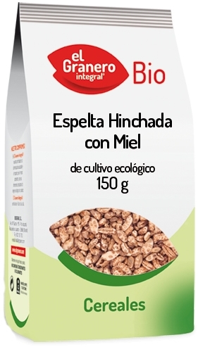 El Granero Integral Espelta Hinchada con Miel Bio 150 gr El Granero Integral Espelta Hinchada con Miel Bio 150 gr