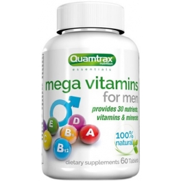 Quamtrax Essentials Mega Vitaminas para homens 60 comprimidos
