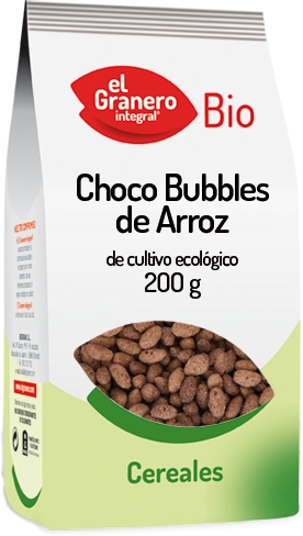 El Granero Integral Choco Bubbles de Arroz 200 gr El Granero Integral Choco Bubbles de Arroz 200 gr