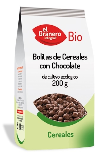 El Granero Integral Bolitas de Cereales con Chocolate Bio 200 gr El Granero Integral Bolitas de Cereales con Chocolate Bio 200 gr