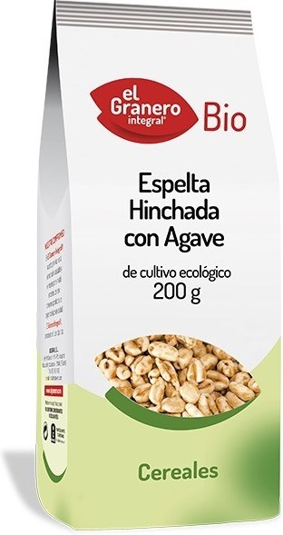 El Granero Integral Espelta Hinchada con Agave Bio 200 gr El Granero Integral Espelta Hinchada con Agave Bio 200 gr