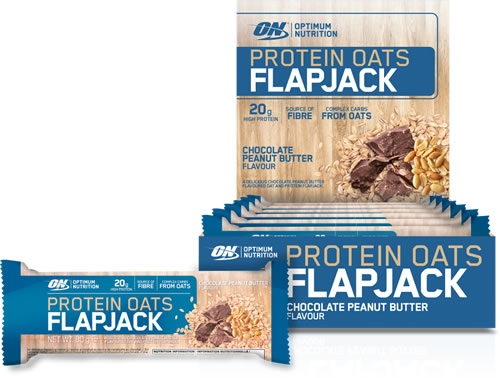 Optimum Nutrition Protein Oats FlapJack 12 barrita x 80 gr Optimum Nutrition Protein Oats FlapJack 12 barrita x 80 gr