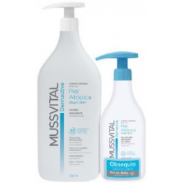 Mussvital Dermactive Locion Emoliente Piel Atopica 750 ml + Gel de Baño Piel Atopica 250 ml Mussvital Dermactive Locion Emoliente Piel Atopica 750 ml + Gel de Baño Piel Atopica 250 ml