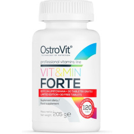 Ostrovit Vitaminas Minerales Forte - 120comp