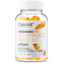 Ostrovit Vitamina D3 5000ui - 250 Grageas
