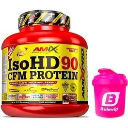 Pack REGALO Amix Pro Iso HD CFM Protein 90 1800 gr + Shaker Mezclador Rosa - 300 ml