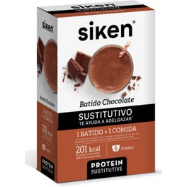 Siken Sustitutivo Batido de Chocolate 6 sobres 