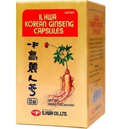 Tongil Koreanischer Ginseng Il Hwa 100 Kapseln Glas