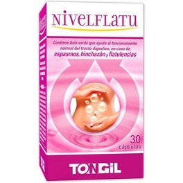 Tongil NivelFlatu 30 Kapseln - Lindert die Symptome eines aufgeblähten Bauches