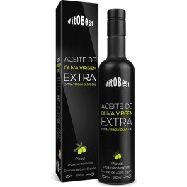 Vitobest Aceite De Oliva Virgen Extra Premium 500 Ml - Alto Contenido Ácidos Grasos y Antioxidante / Aceitunas Verdes Picual