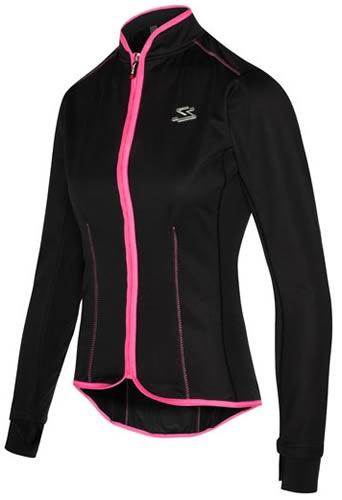 Spiuk Sportline Chaqueta Race Mujer Negro - Fucsia Spiuk Sportline Chaqueta Race Mujer Negro - Fucsia