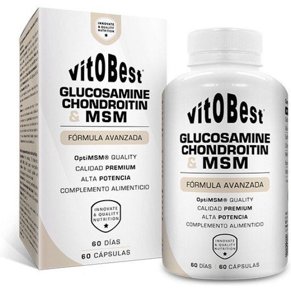 Vitobest Glucosamina Condroitina & Msm 60 Caps