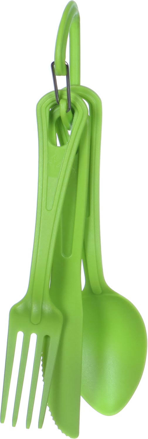 Sea to Summit Polycarbonate Cutlery Set 3pc Cubiertos Verde Sea to Summit Polycarbonate Cutlery Set 3pc Cubiertos Verde